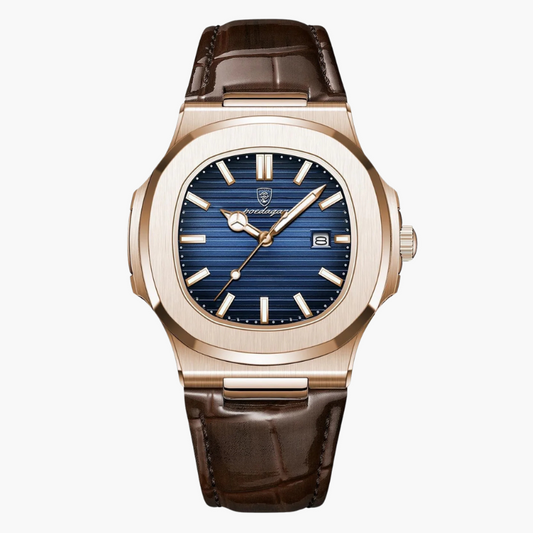 ELITE AND CO MENSWEAR LEATHER WATCH