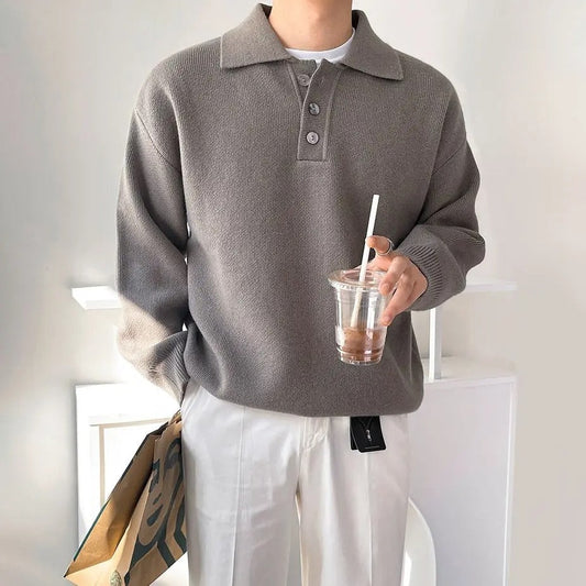 ELITE AND CO MENSWEAR GREY-SWEATER